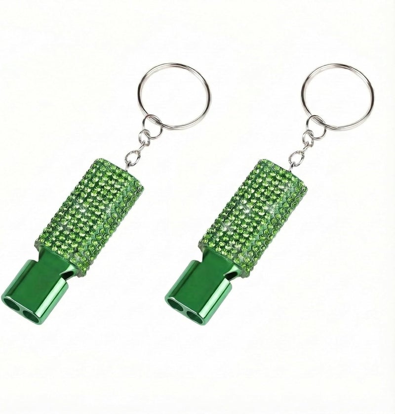 Binboll Double-Tube Whistle Aluminum Alloy Survival Whistle for Outdoor Needs Sports Referee Emergency - Image 1